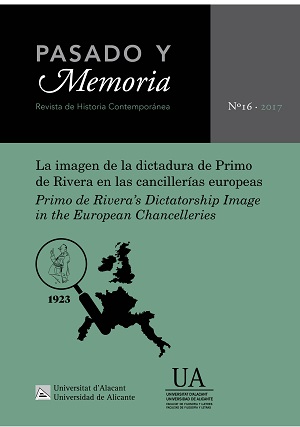 					Ver Núm. 16: La imagen de la dictadura de Primo de Rivera en las cancillerías europeas
				